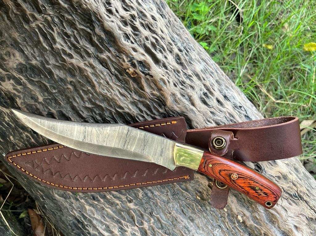 Damascus Hunter Knife 