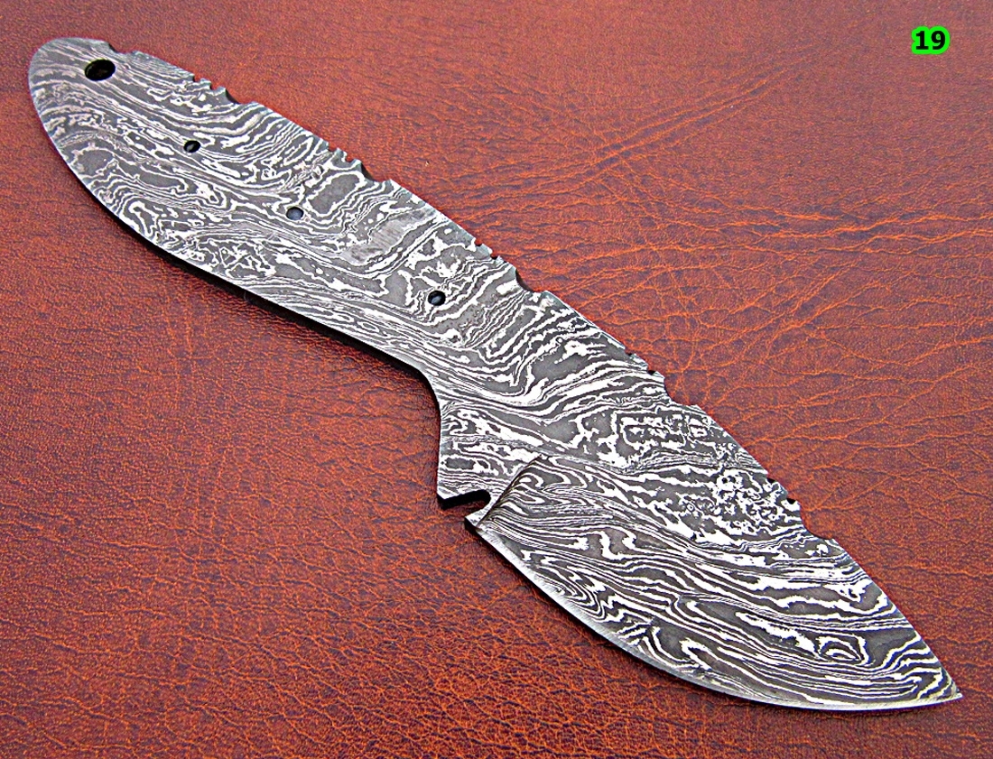 Damascus Blank Blade