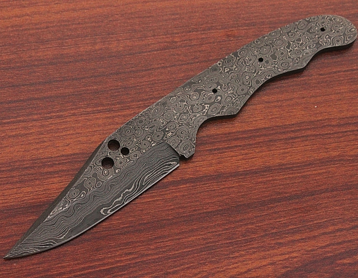 Damascus Blank Blade