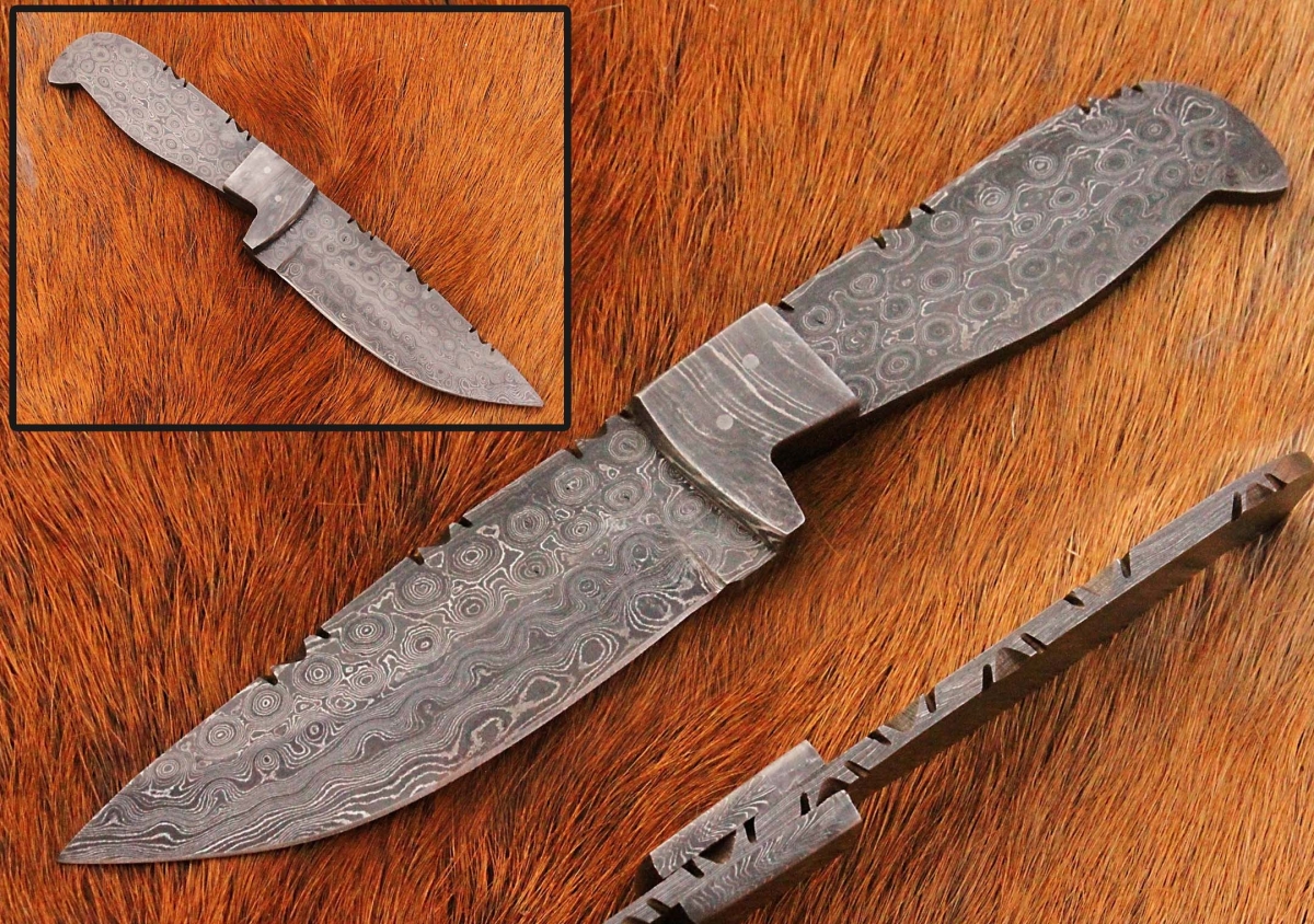 Damascus Blank Blade