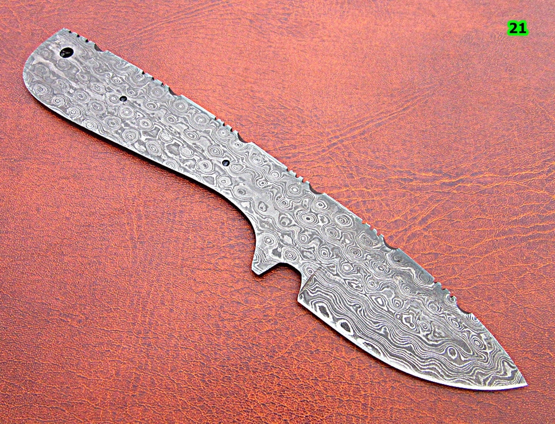 Damascus Blank Blade