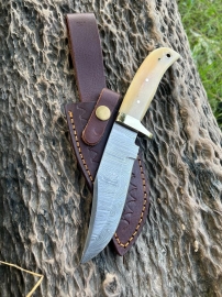 Damascus Hunter Knife 