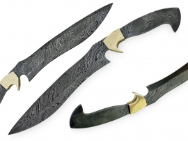 Damascus Hunter Knife 
