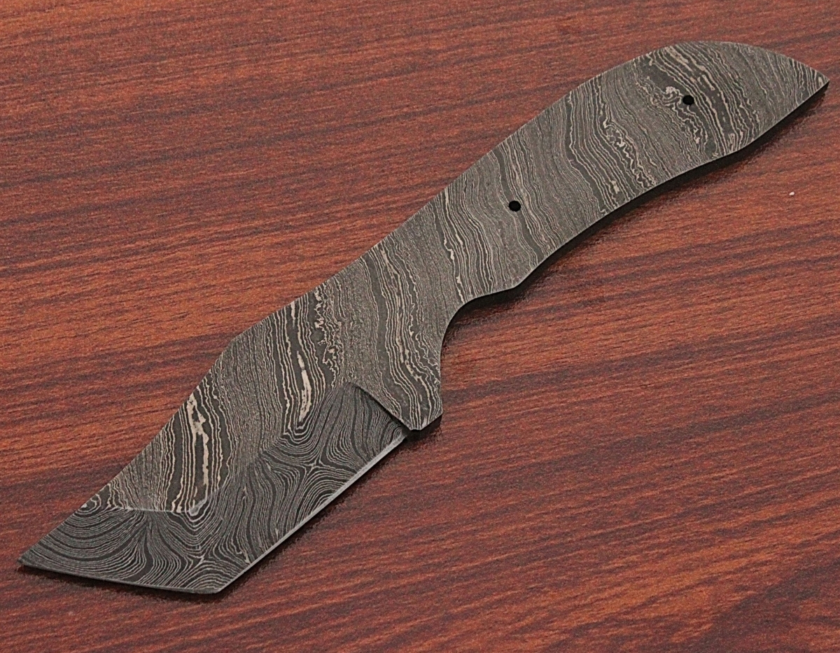 Damascus Blank Blade